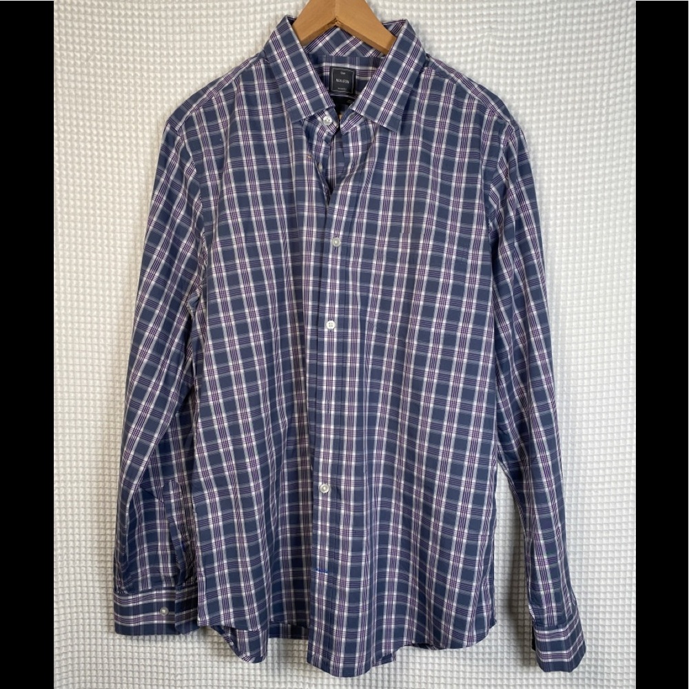 Gap gray purple shirt cotton men size XL